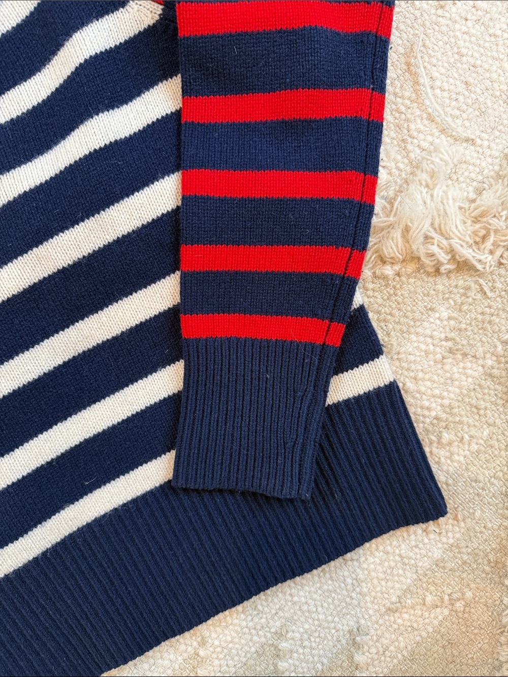 Striped Wool Sweater - Picture 3 of 6